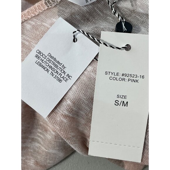 Kaktus Camo Kimono Size Small Medium Pink Beige Lightweight Open Front Cozy NEW - Picture 4 of 7